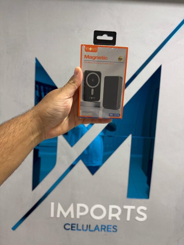 Power Bank Wireless - 10000mAh com Carregamento via NFC